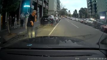 News Melbourne car parking space dash cam argument