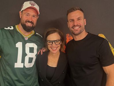 Aaron Woods, Natarsha Belling an Beau Ryan