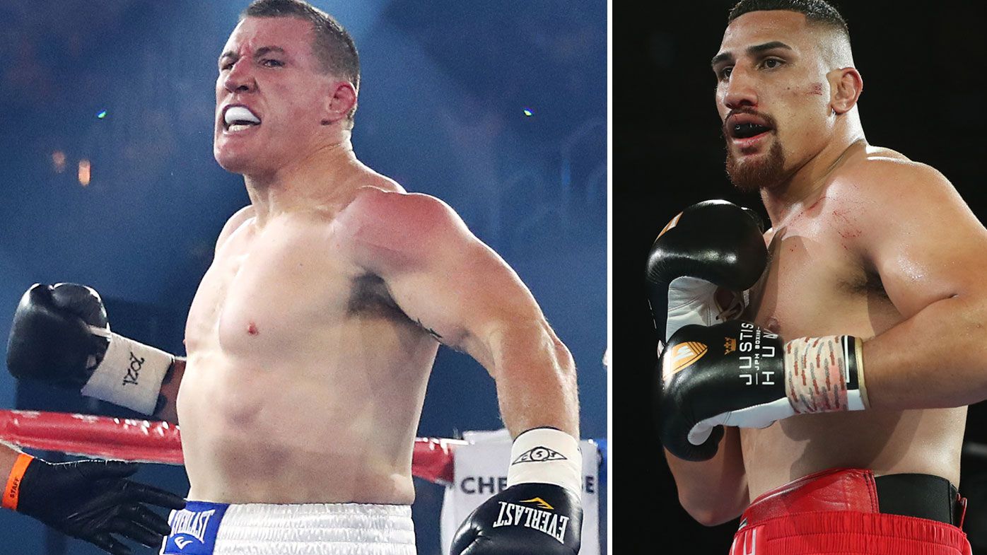 Boxing News Paul Gallen Vs Justis Huni Gal Fires Back After Circus Fighting Bum Sledge