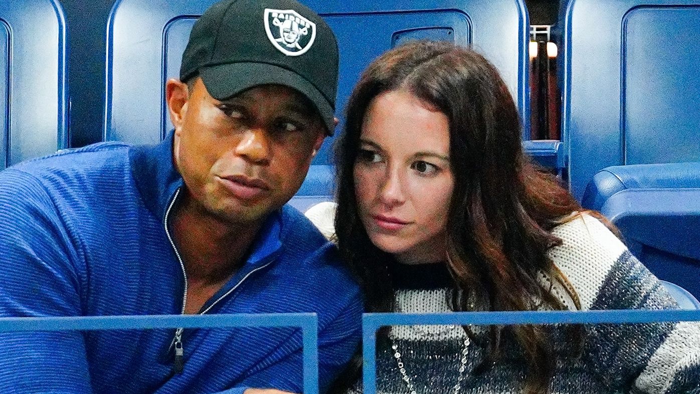 Tiger Woods and ex-girlfriend Erica Herman at the US Open tennis in 2019.