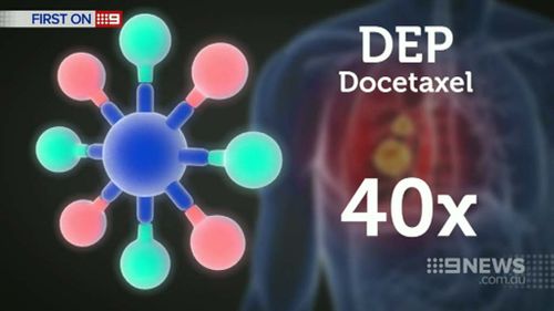 The new formula of Docetaxel is 40 times stronger than the previous version. (9NEWS)