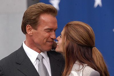 Arnold Schwarzenegger and Maria Shriver<br />