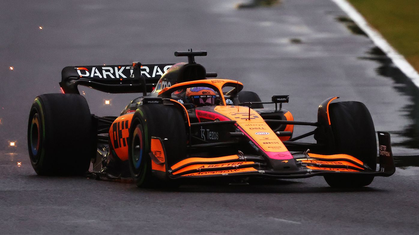 Daniel Ricciardo in action in Japan.