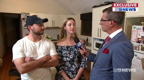 Luke Galea and fiance Kristi Peek have moved to the Hunter Valley to buy their own home. Picture: 9NEWS