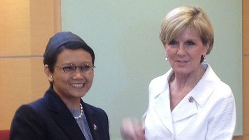 Julie Bishop and Indonesian foreign minister Retno on 'dear' terms again