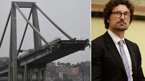 Transport Minister Danilo Toninelli says whoever is responsible for the collapse "must pay".