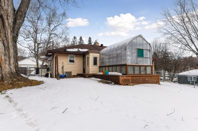 1950s minnesota home with nuclear fallout shelter bunker ham radio greenhouse for sale