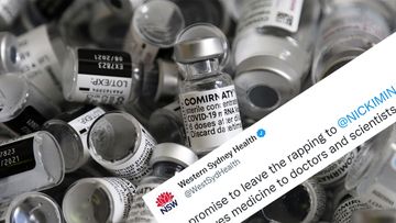 Western Sydney Local Health District has warned people to get their health advice from doctors, not rappers after Nicki Minaj&#x27;s tweet about vaccine hesitancy.