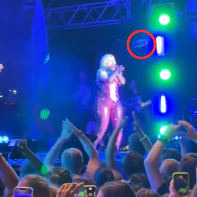 Bebe Rexha rushed off stage after being hit by fan's phone
