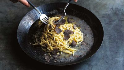 Recipe: <a href="http://kitchen.nine.com.au/2017/07/18/14/24/the-agrarian-kitchens-tajarin-with-truffle-butter-and-truffled-egg-yolk" target="_top">The Agrarian Kitchen's tajarin with truffle butter and truffled egg yolk</a>