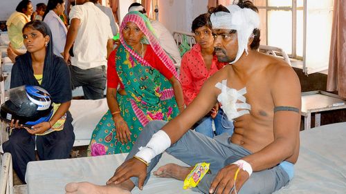 Wall collapse kills at least 24 at Indian wedding