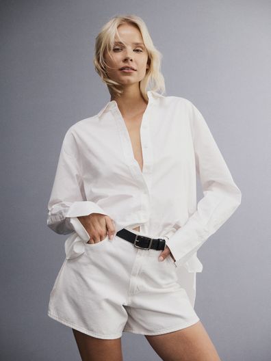 Annalise Dalins for the 2025 Witchery White Shirt campaign with the Ovarian Cancer Research Foundation.
