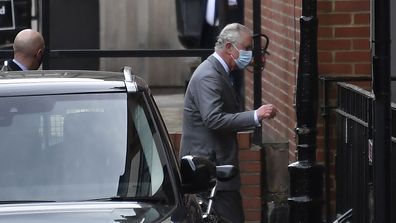 Prince Charles, Prince of Wales visits King Edward VII hospital where Prince Philip, Duke of Edinburgh is currently receiving treatment on February 20, 2021 in London, England