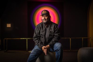 Cinematographer and director Warwick Thornton at the 'Light: Works from Tate' Exhibition at ACMI. 