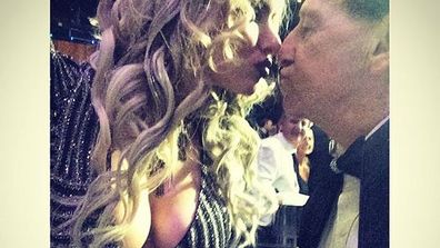 If you've ever wanted to see Gabi Grecko and beau Geoffrey Edelsten make out, then we've got the pics for you. <br/><br/>The PDA-loving couple can't seem to get their hands off eachother since her arrival into Oz... most probably because of her sexy corsets and plunging necklines. <br/><br/>Flick through the slides to check out Gabi's latest sizzling Insta-snaps...