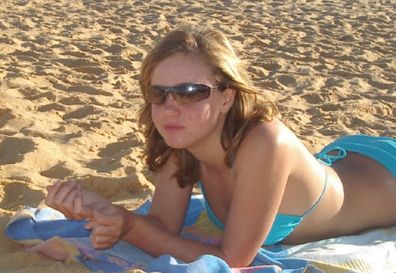 Tania Burgess at the beach