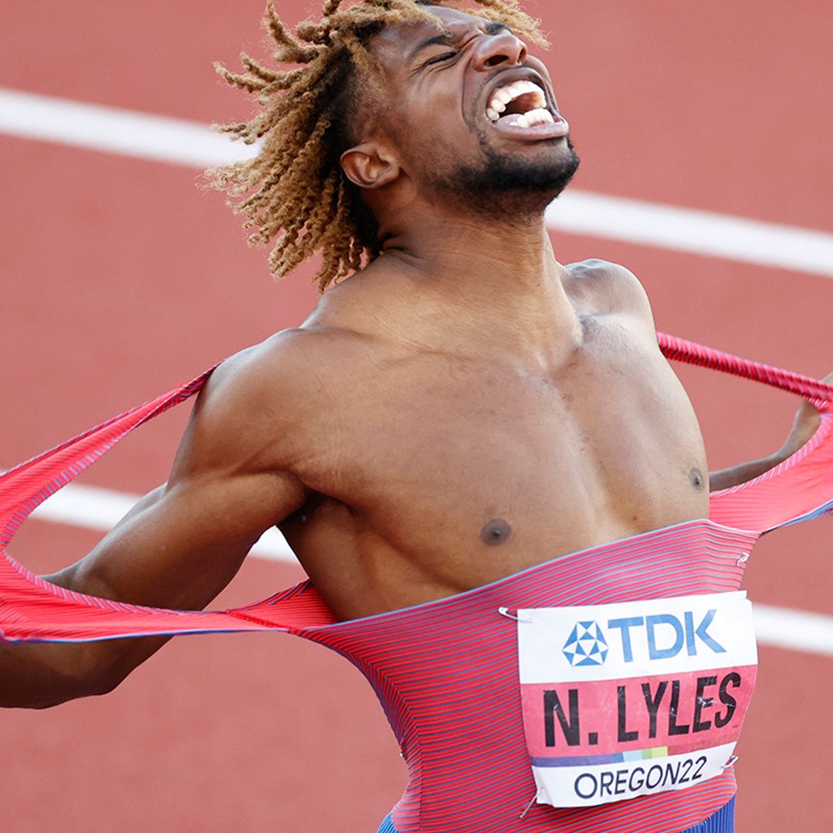 Noah Lyles begins his Olympic