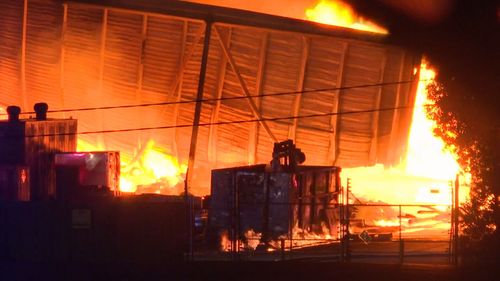 Moorebank factory fire