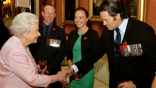 Australian war heroes meet Queen and Duke of Edinburgh