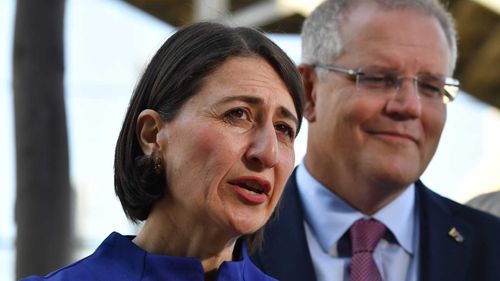 Gladys Berejiklian denied the Morrison government was weighing NSW Liberals down.
