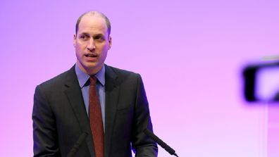 Prince William gives a speech at at Unilever House on March 1, 2018 in London.
