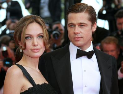 Angelina Jolie and Brad Pitt at the 2007 Cannes Film Festival in France.