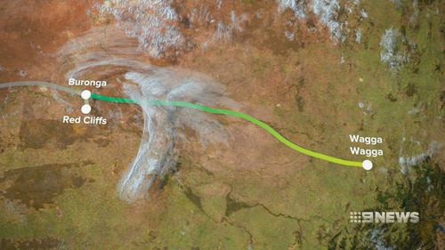 The project would run between Robertstown in South Australia and Wagga Wagga in NSW.