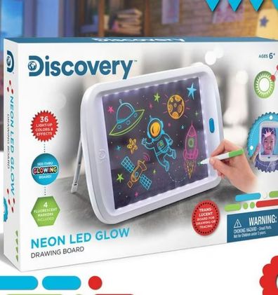 Discovery - Neon LED Glow Drawing Board