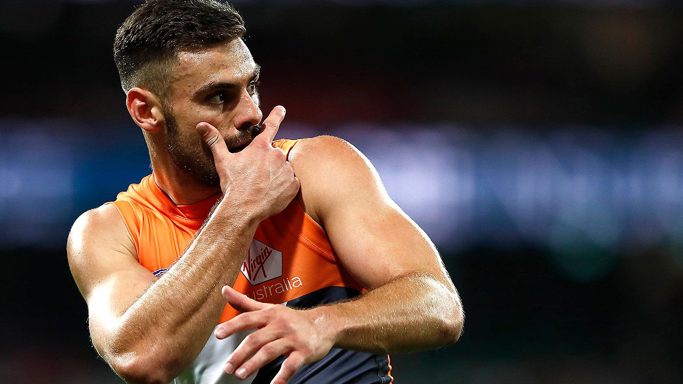 'I was trying to think of something to say': Giants star Stephen Coniglio speechless over free-agency