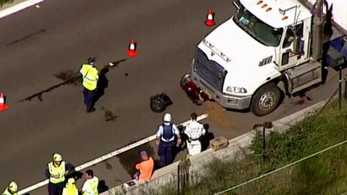Emergency services were called to the crash at Lawson. (9NEWS)