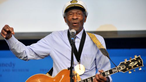 Chuck Berry in 2014. (AAP)