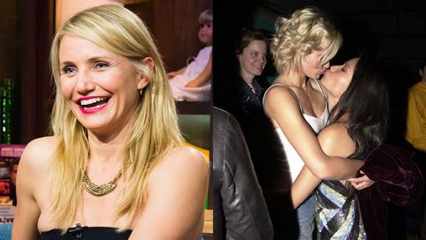 Watch: Cameron Diaz admits she's been with a woman