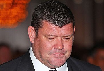 When did James Packer step down as executive chairman of Crown Resorts?