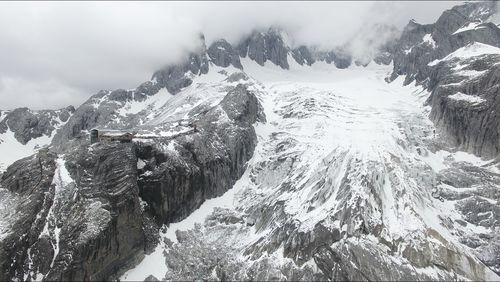 The teams of researchers monitoring the Baishui No.1 glacier want to educate visitors on the dire future it has if climate change continues.