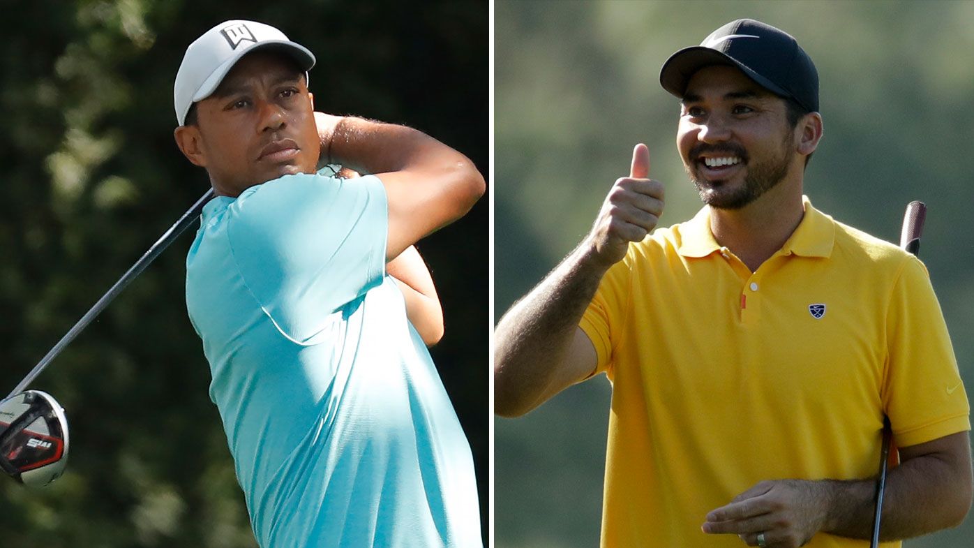 Tiger Woods (left) and Jason Day.