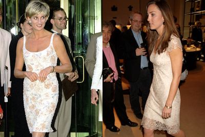 Short, lacy and floral. The Princess and the Duchess do dainty and girly.