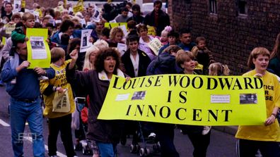 The initial guilty verdict sparked protests in support of Louise across the Atlantic.