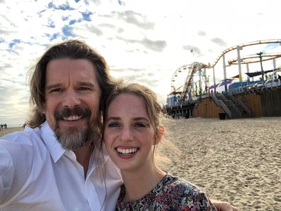 Ethan Hawke and Maya Hawke