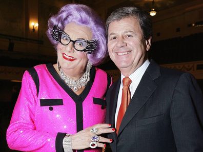 dame edna and barry humphries