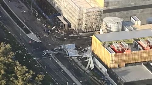 The aftermath of the spill. (9NEWS)