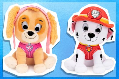 9PR: Paw Patrol Skye and Marshall plush toys