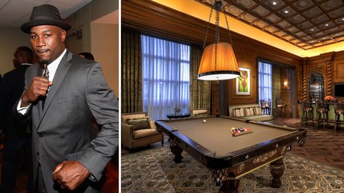 Former undisputed heavyweight champion Lennox Lewis was stunned by the tricked-out suite, RJ Cipriani says. (Getty)