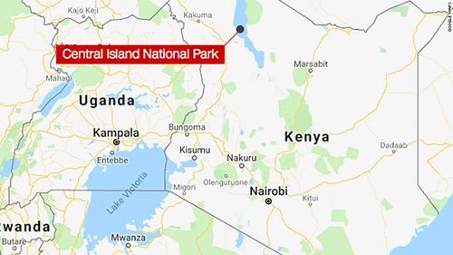 The helicopter crashed in the Central Island National Park in Lake Turkana on the country's northern border.
