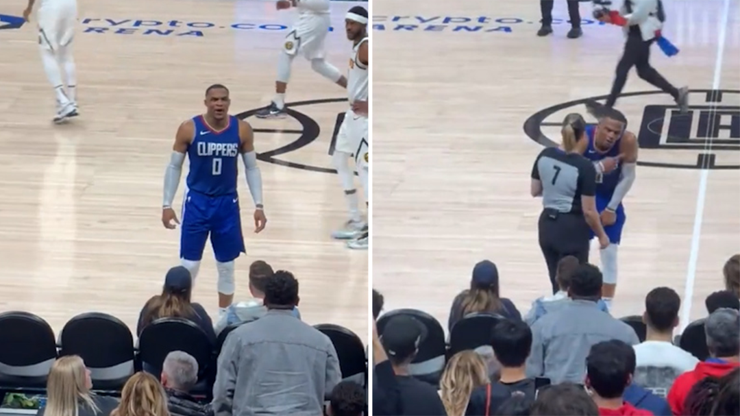 'I won't allow it': NBA star Russell Westbrook clashes with fan during game