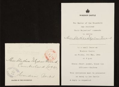 Correspondence from Windsor Castle to Alathea Fitzalan Howard