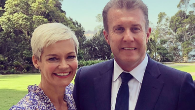 Jessica Rowe and husband Peter Overton