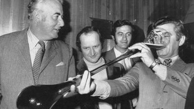 Bob Hawke was immortalised by the Guinness Book of Records in 1954 for sculling 2.5 pints of beer in 11 seconds
