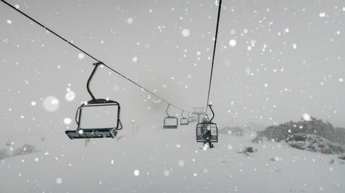 A file photo of Perisher ski lifts on July 13, 2020.