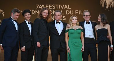 Thomas Bidegain, Screenwriter Noe Debre, French actor Idir Azougli, US actor Matt Damon, US actress Abigail Breslin, US director Tom McCarthy, French actress Camille Cottin, actor moussa Maaskri and actor Gregory Di Meglio