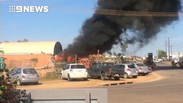 Darwin man offers colourful commentary during truck blaze